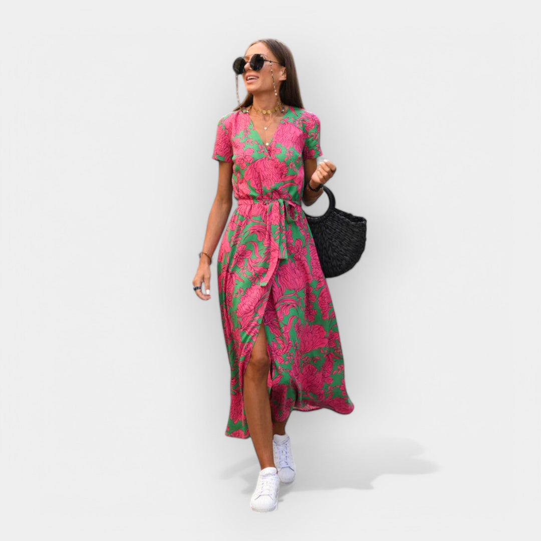 Dress with Comfortable, Fitted Design