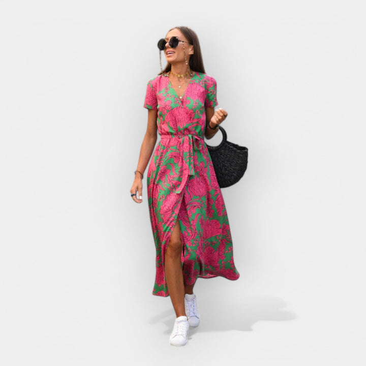 Dress with Comfortable, Fitted Design