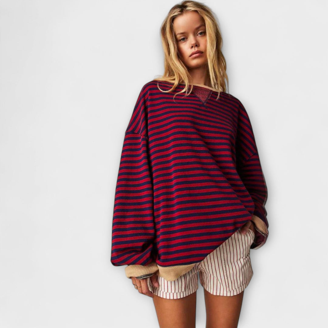 Mary - Oversized Striped Sweater