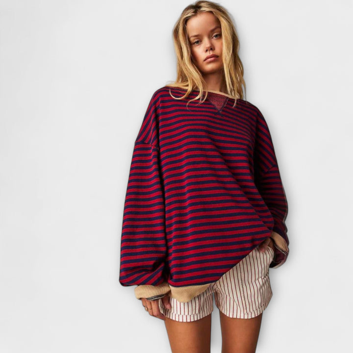 Mary - Oversized Striped Sweater
