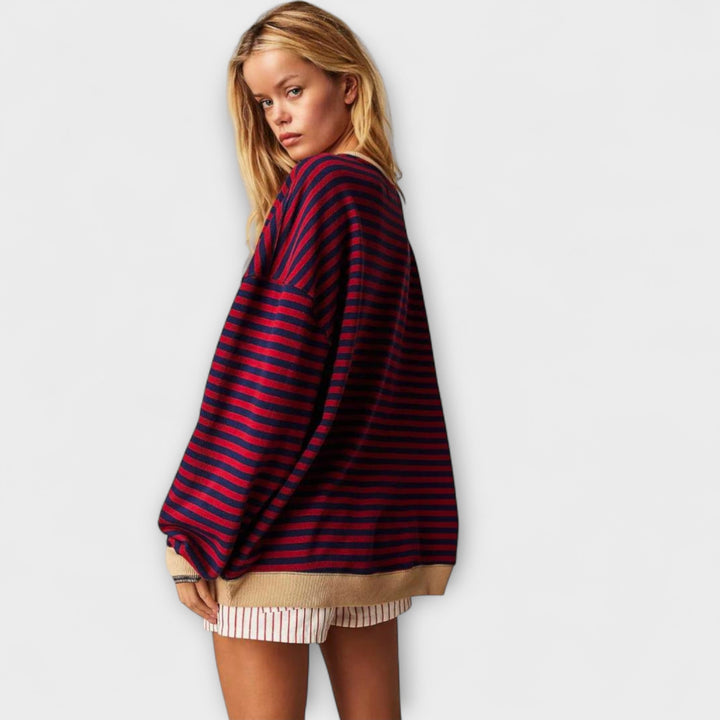Mary - Oversized Striped Sweater