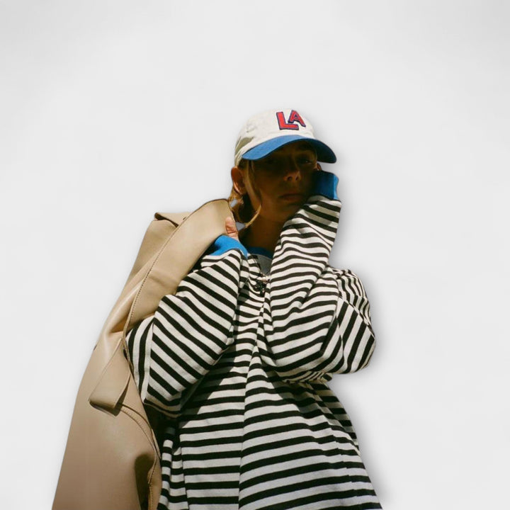 Mary - Oversized Striped Sweater