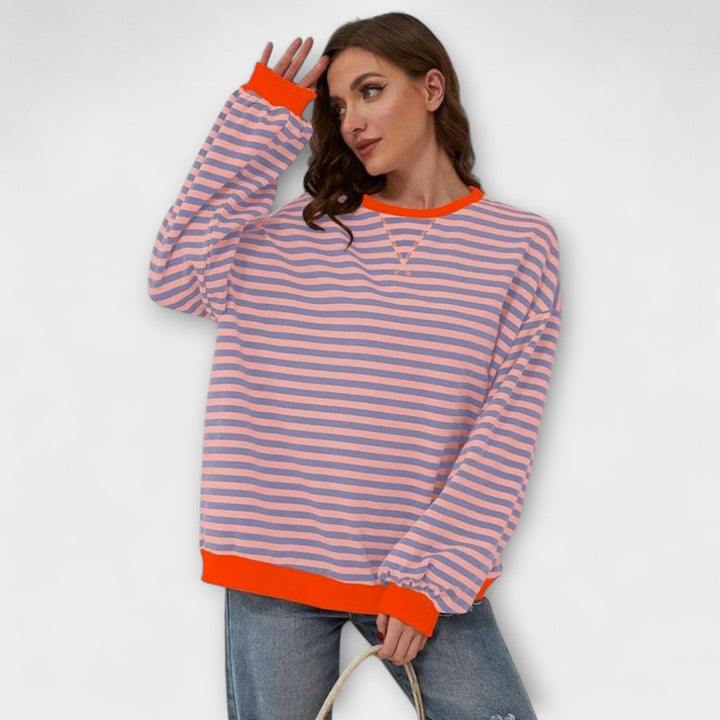 Mary - Oversized Striped Sweater