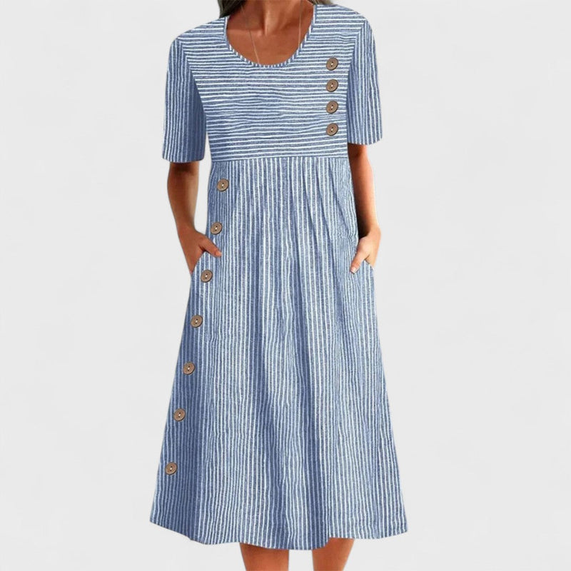 Sofia - Striped Summer Dress