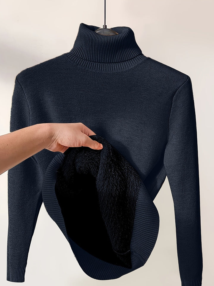 Zoe - Soft High Neck Sweater