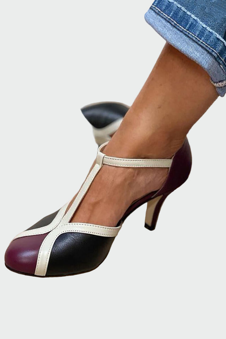 Retro Stiletto with T-Strap