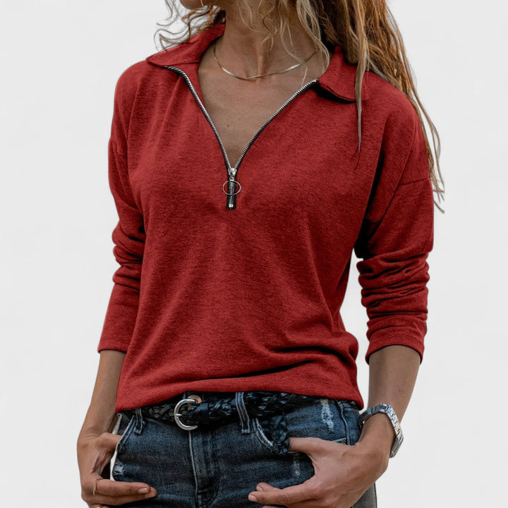 Madonna - Elegant Long Sleeve Blouse