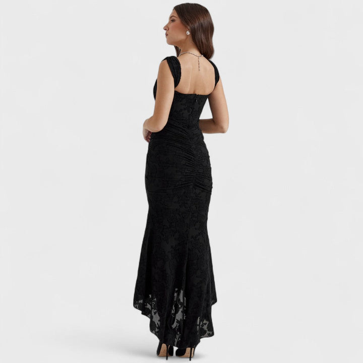 Carisia - Long Blue Dress