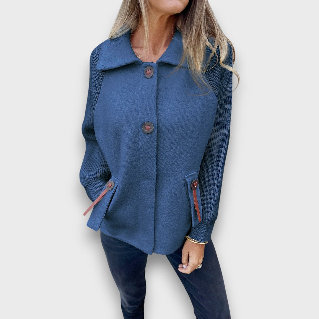 Lunaris – Jacket with Contrasting Sleeves