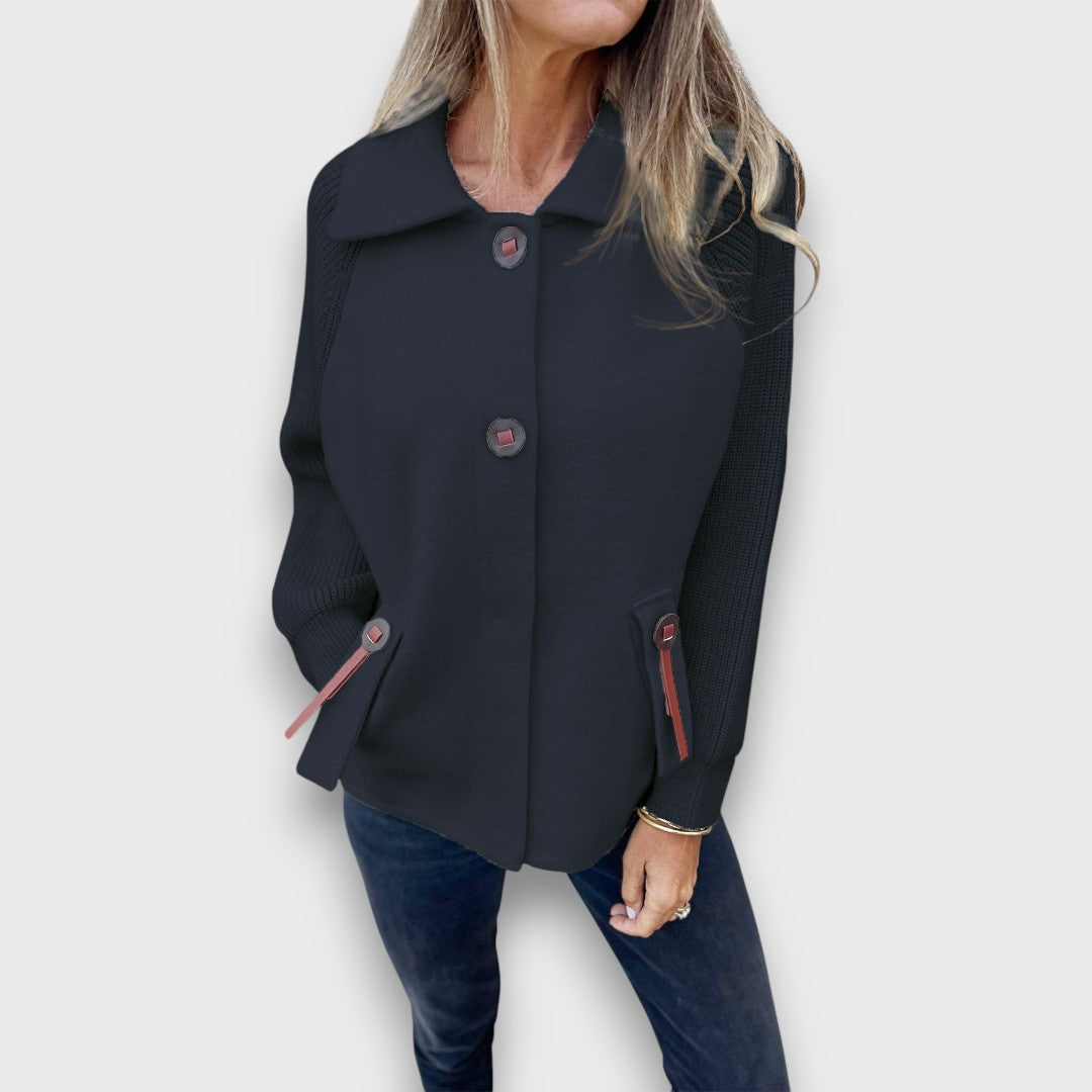 Lunaris – Jacket with Contrasting Sleeves