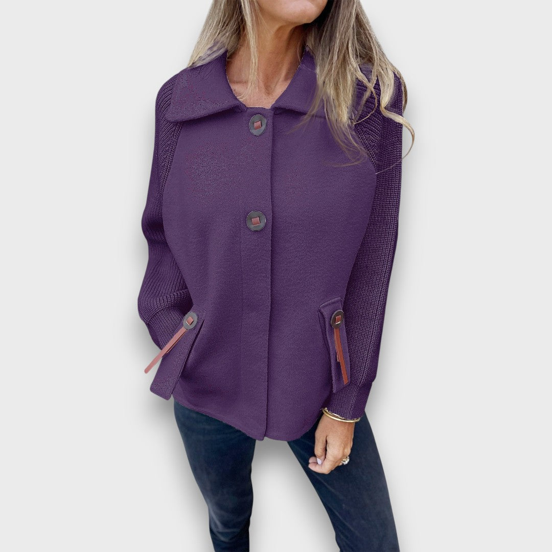 Lunaris – Jacket with Contrasting Sleeves