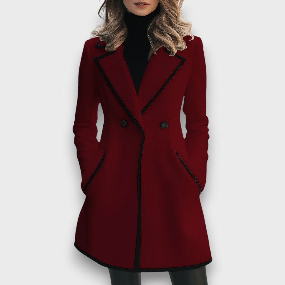 Morenza – White coat with black edges