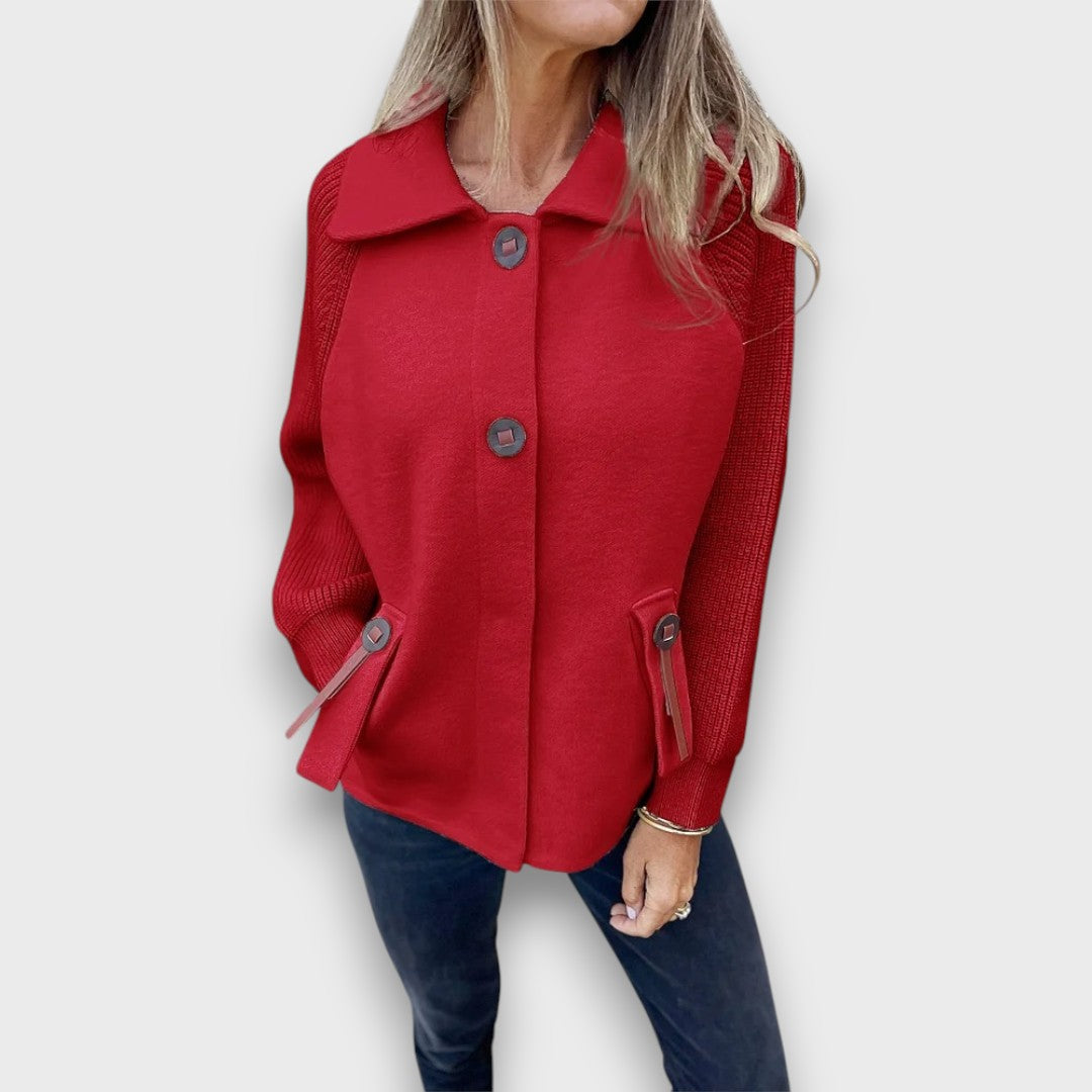 Lunaris – Jacket with Contrasting Sleeves