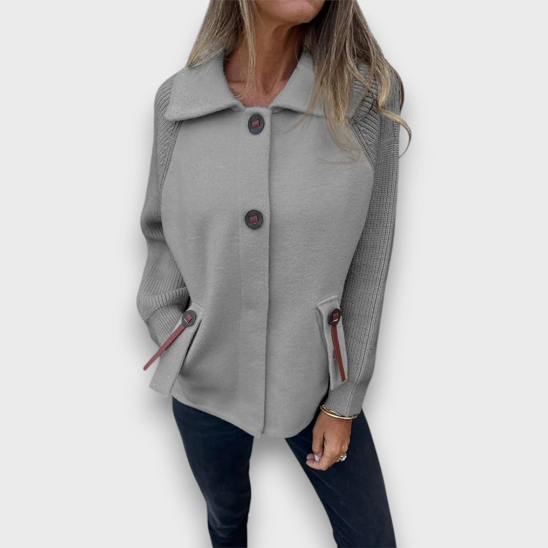 Lunaris – Jacket with Contrasting Sleeves
