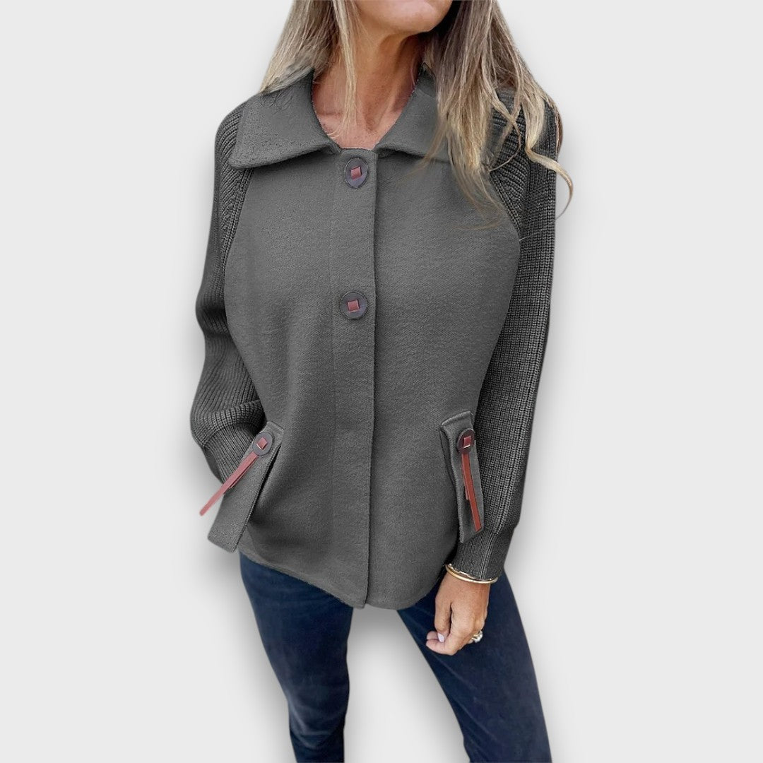 Lunaris – Jacket with Contrasting Sleeves