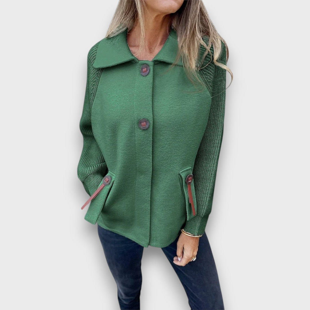 Lunaris – Jacket with Contrasting Sleeves