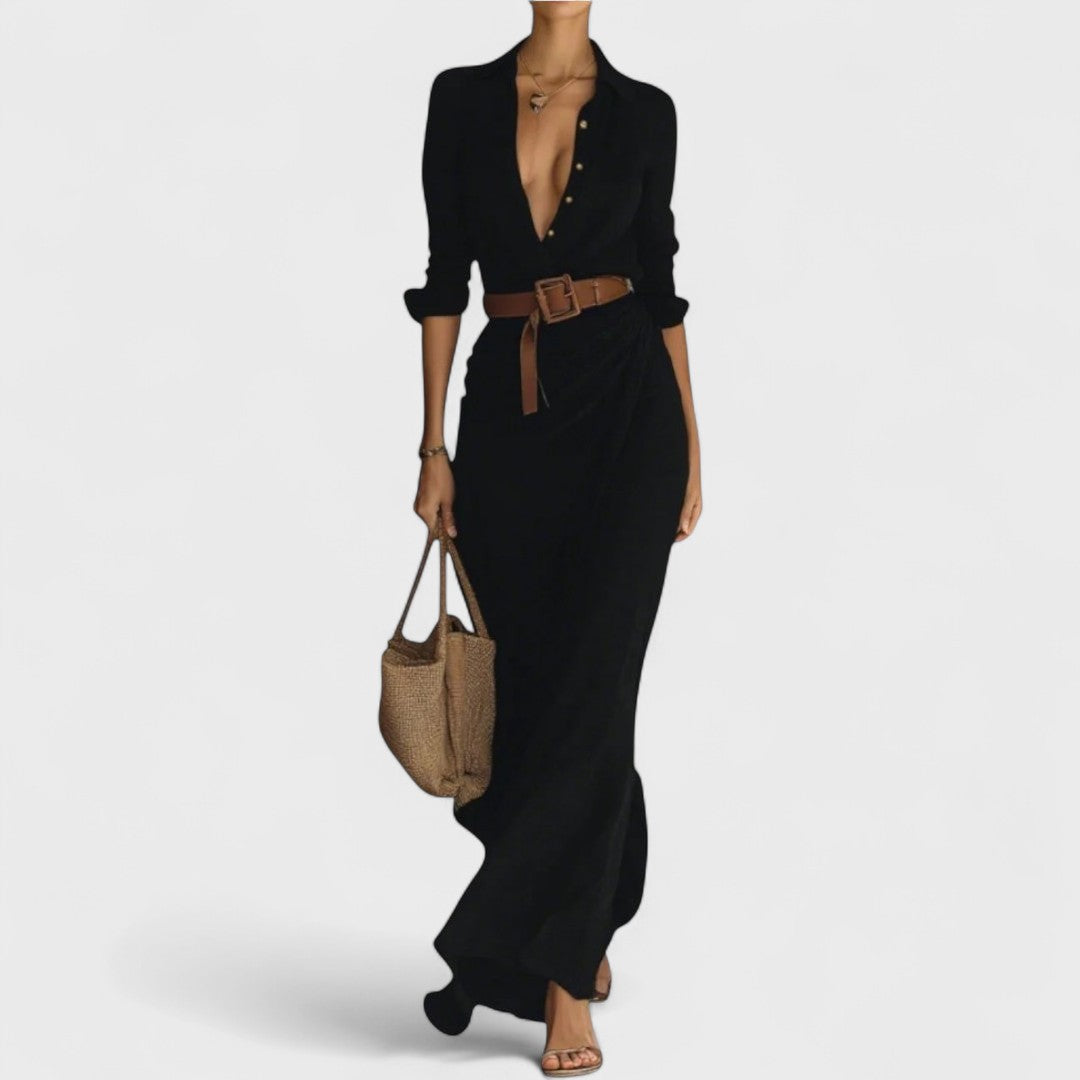 Nirelle - Wrap Dress with Waist Belt