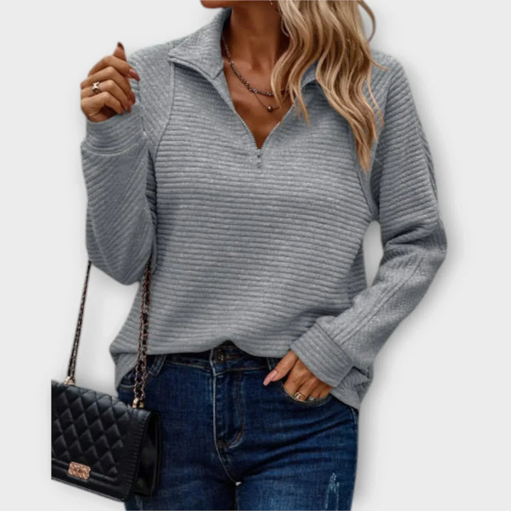Olivia - Half Zip Pullover