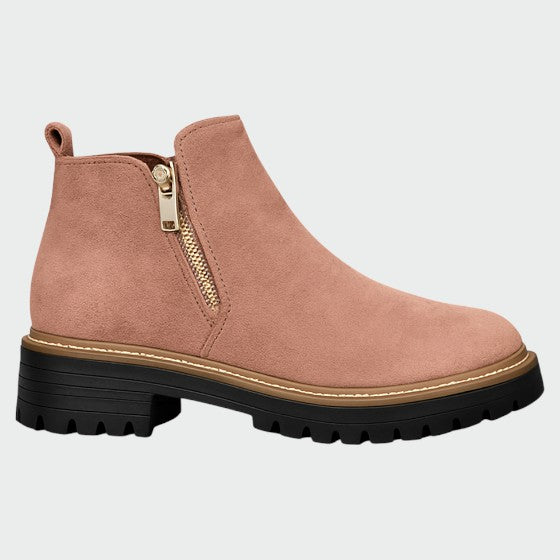 Alma – Women's shoes with round toe and side zipper