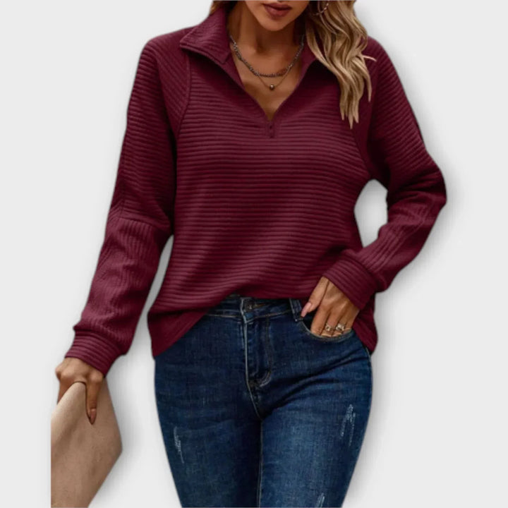 Olivia - Half Zip Pullover