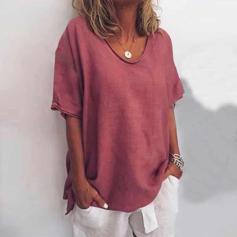 ANNA: COMFORTABLE AND FLOWY BLOUSE
