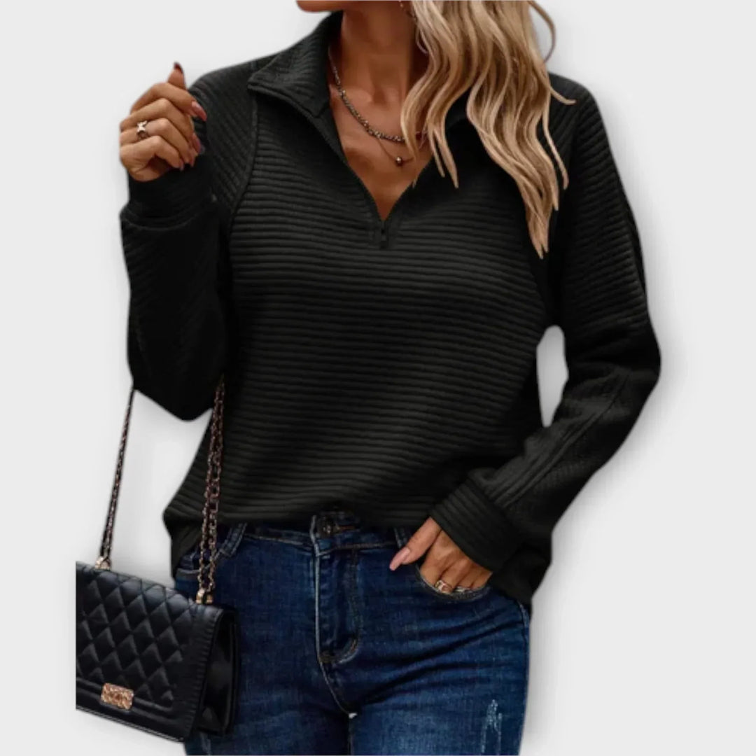 Olivia - Half Zip Pullover