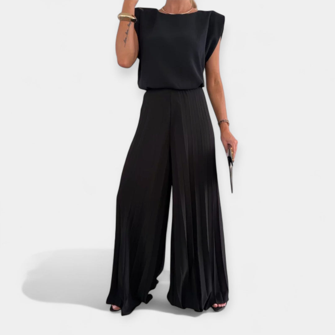 Summer Outfit Set with Top and Pants