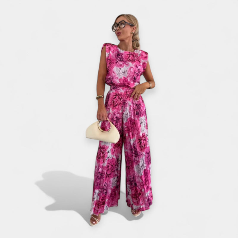 Summer Outfit Set with Top and Pants