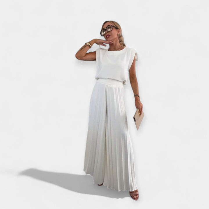 Summer Outfit Set with Top and Pants