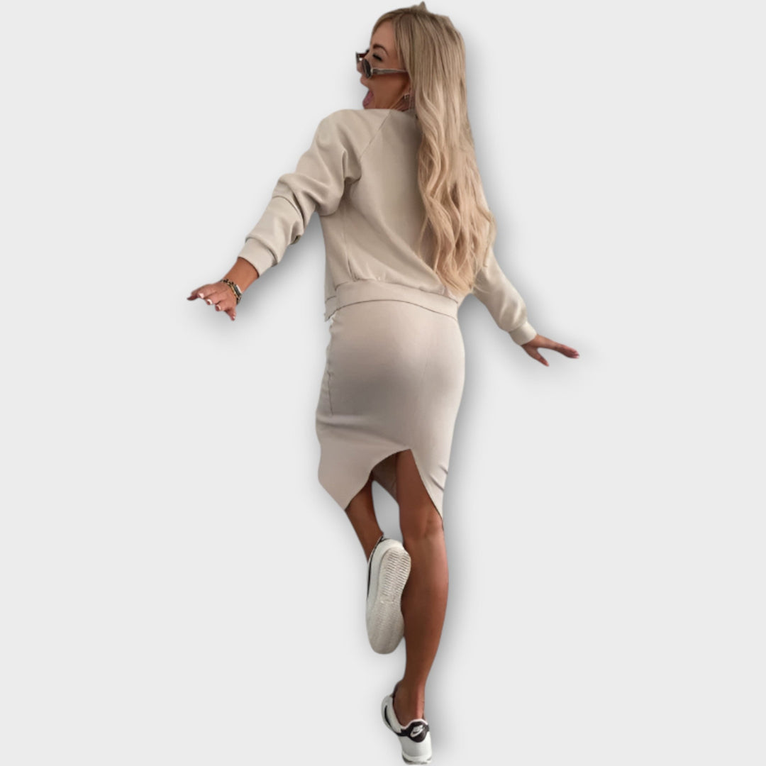 2-Piece Set with Dress & Jacket