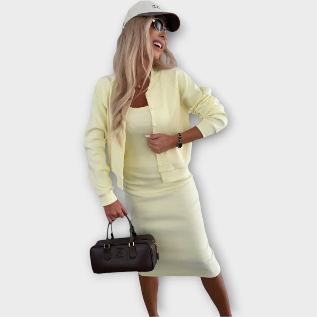 2-Piece Set with Dress & Jacket