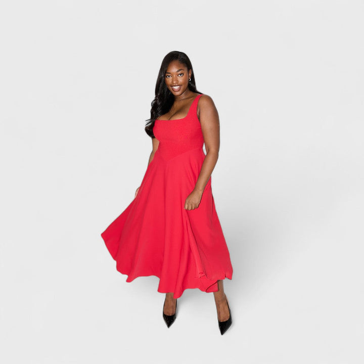 Amelia – Timeless Flowing Midi Dress