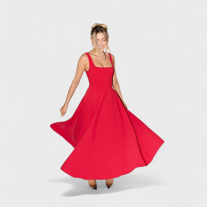 Amelia – Timeless Flowing Midi Dress