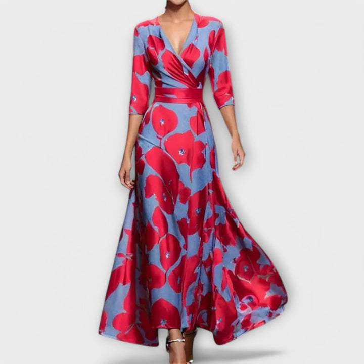 Alma - Elegant women's dress with sleeve design
