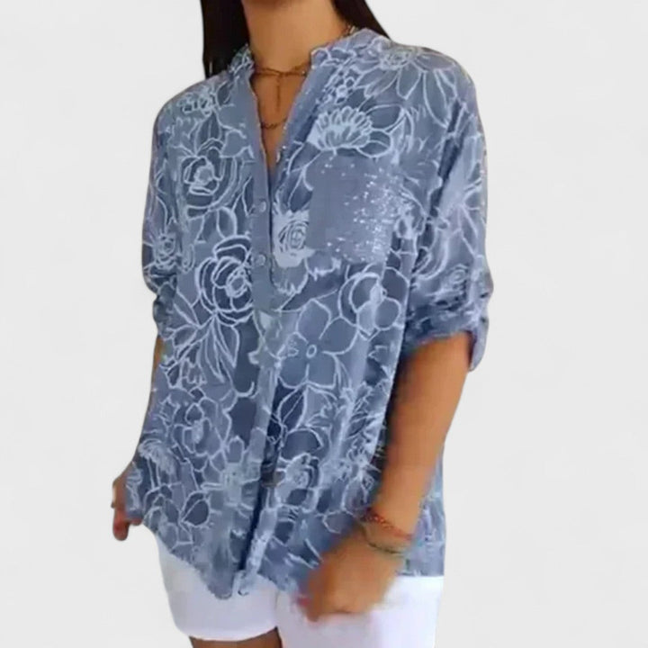 Lotte - Floral Print Blouse