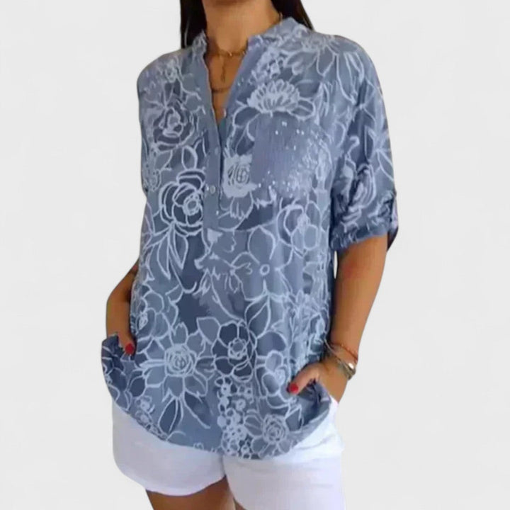 Lotte - Floral Print Blouse