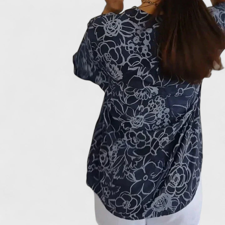 Lotte - Floral Print Blouse