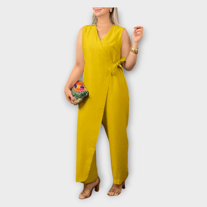 Jumpsuit with Belt at the Waist