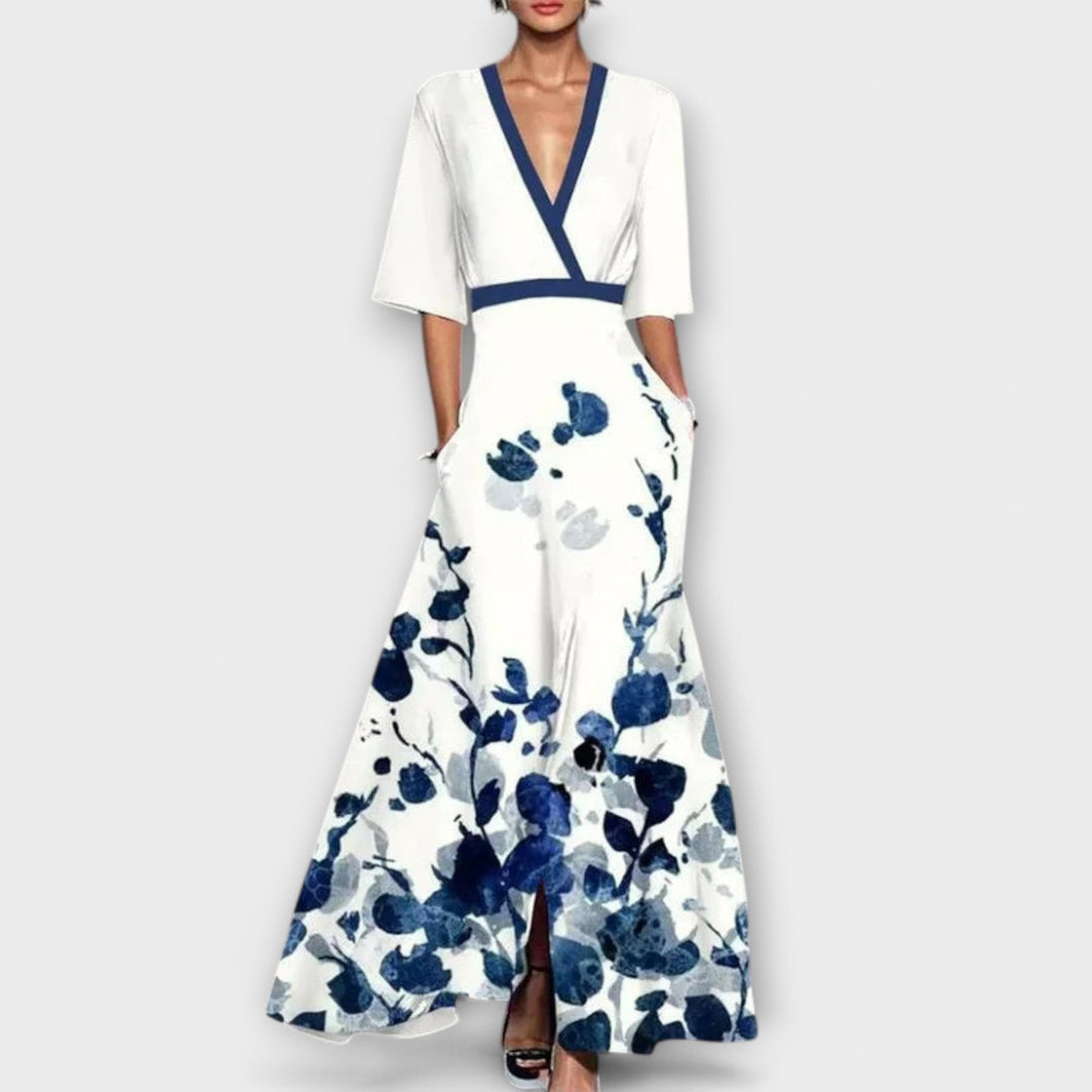 Alma - Elegant women's dress with sleeve design